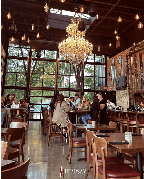 Inside Hearsay Levy Park Restaurant in Houston